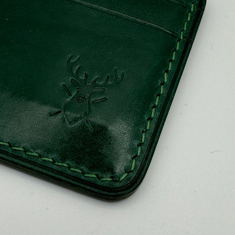 The Jean Luc 5 Card Holder - Emerald Green